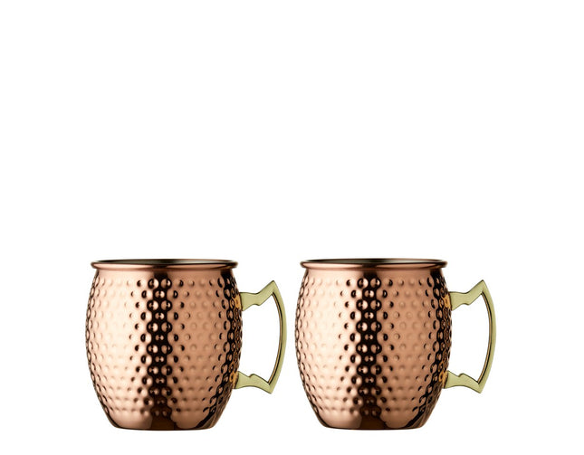 Moscow mule-krus 55 cl 2 stk. Kobber hamret - 6 sæt