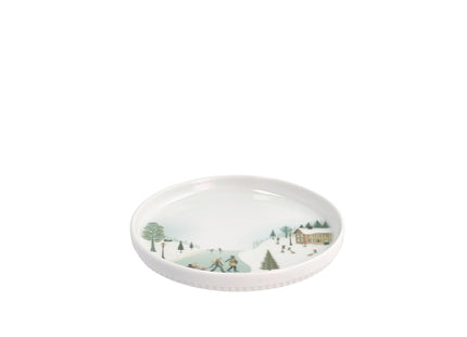 Tallerken flad lige kant Vinter Toulouse 15,5 cm - 6 stk