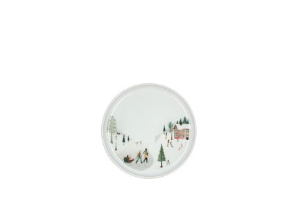 Tallerken flad lige kant Vinter Toulouse 15,5 cm - 6 stk