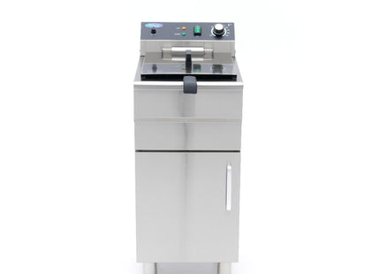 Friture - 16L - 1 kurv - med afløbshane og stativ - 230V