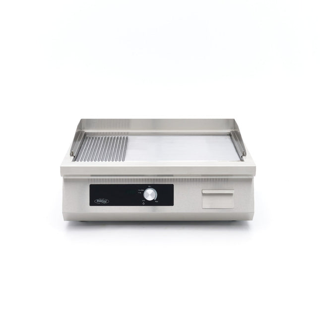 Indukserende stegeplade 700 - Glat og Riflet - 5000W - Dobbelt