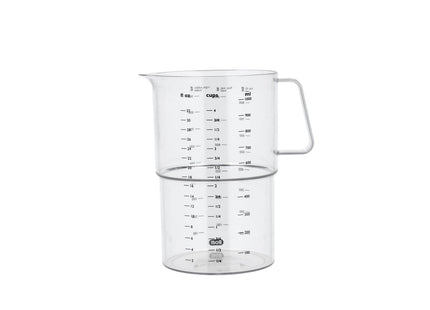Målekande Mensura 1000 ml Klar SAN - 4 stk