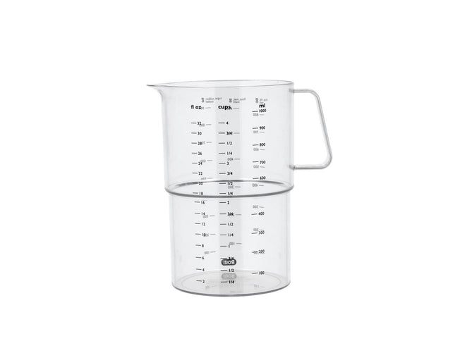 Målekande Mensura 1000 ml Klar SAN - 4 stk