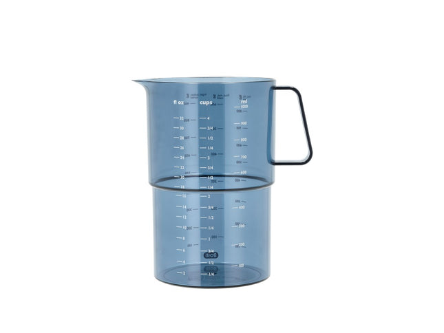 Målekande Mensura 1000 ml Dusty Blue SAN - 4 stk