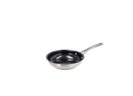 Stegepande Ellen 20 cm 18/8 rustfrit stål keramisk belægning - 6 stk
