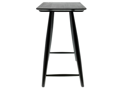 Skrivebord Bast 100x44,5x73 cm Sort Massiv eg