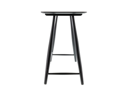 Skrivebord Bast 100x44,5x73 cm Sort Massiv eg