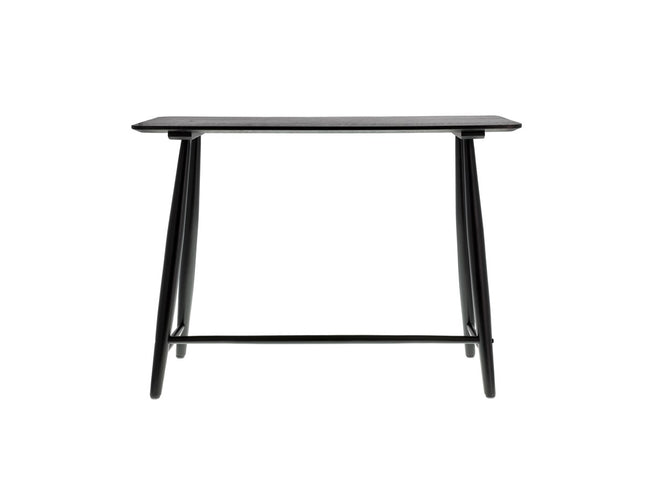 Skrivebord Bast 100x44,5x73 cm Sort Massiv eg