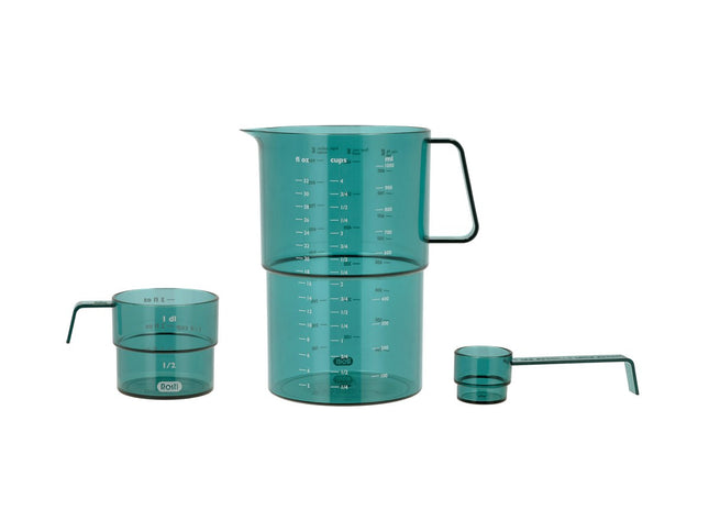 Målesæt Mensura 3 dele Nordic green SAN - 4 sæt