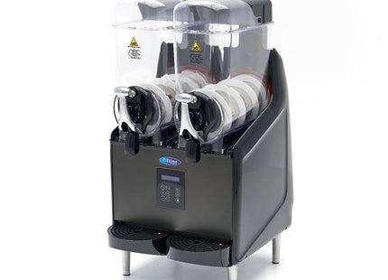 Slush Ice- og Granita-maskine - 2x 12L - Digitalt display
