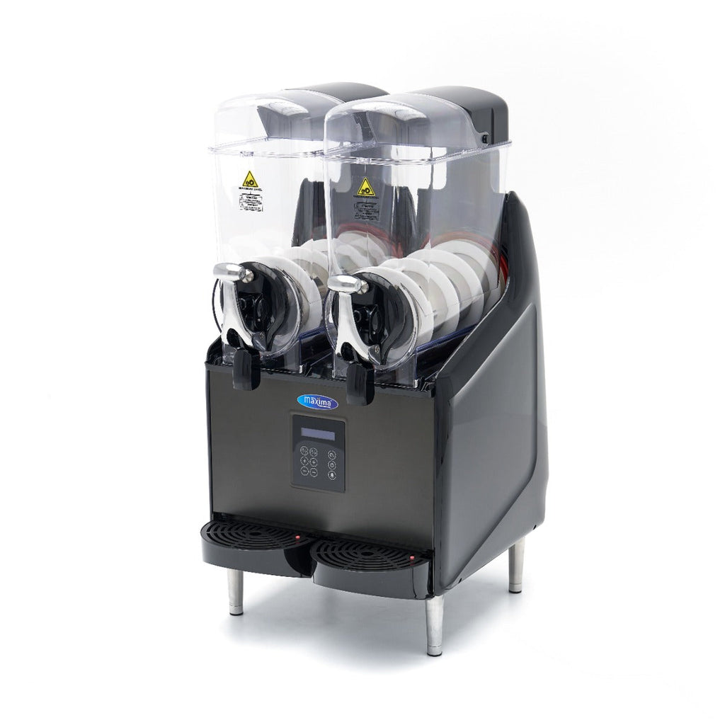 Slush Ice- og Granita-maskine - 2x 12L - Digitalt display