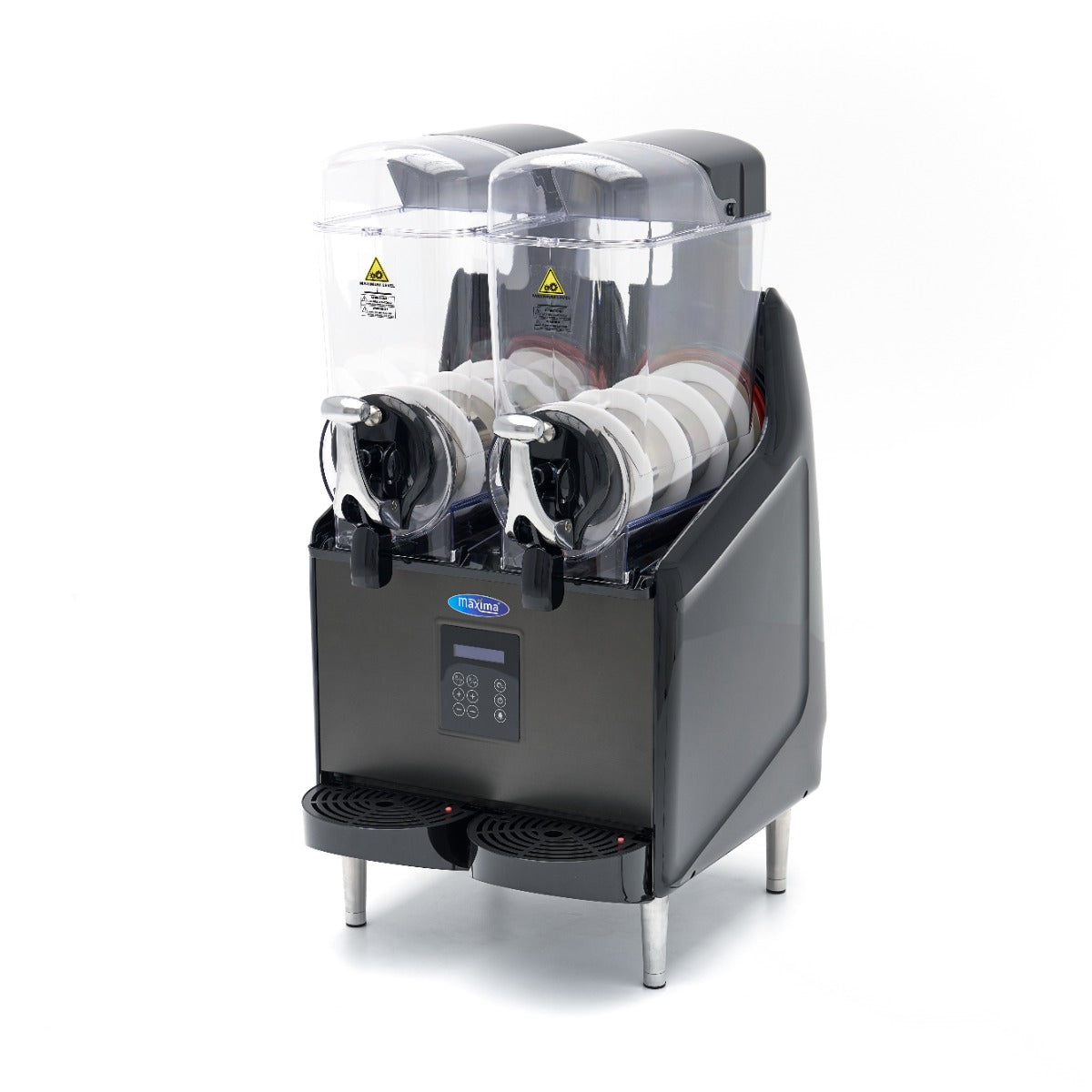 Slush Ice- og Granita-maskine - 2x 12L - Digitalt display