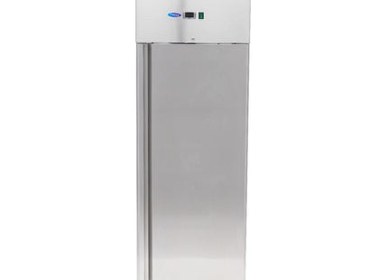 Fryser - 600L - 3 justerbare hylder (2/1 GN) - Rustfrit stål - på hjul