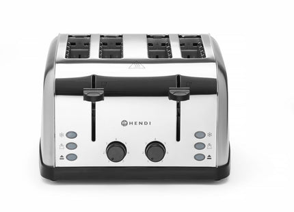 Brødrister 4 skiver, HENDI, 240V/1500W, 295x335x(H)180mm