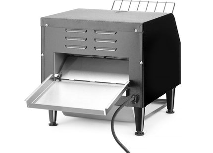 Transportbåndsbrødrister, HENDI, sort, 230V/2240W, 418x368x(H)415mm