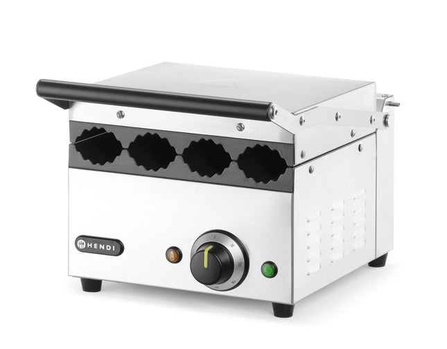 Kontaktgrill til hotdogs og wraps, HENDI, 230V/1800W, 385x285x(H)254mm