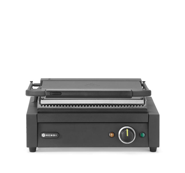 Kontaktgrill Panini, HENDI, sort, 220-240V/2200W, 430x375x(H)216mm