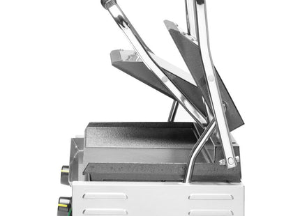 Kontaktgrill - dobbelt version, HENDI, halv glat, halv rillet, 230V/3600W, 570x375x(H)216mm