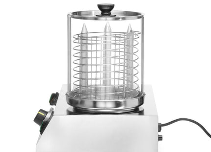 Pølse- og hotdogbrødsvarmer, HENDI, 230V/550W, 500x310x(H)395mm