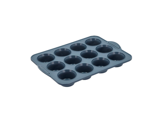 Muffinform til 12 stk. Pecan 33 x 24 x 4,3 cm Indigo - 6 stk