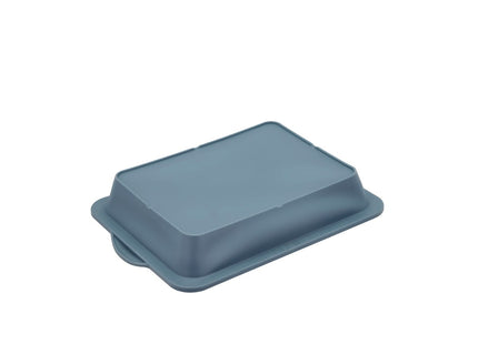 Bradepande Pecan 28 x 21 x 6,3 cm Indigo Metal/Silikone - 6 stk