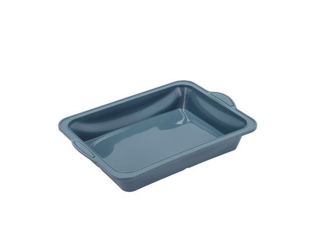 Bradepande Pecan 28 x 21 x 6,3 cm Indigo Metal/Silikone - 6 stk