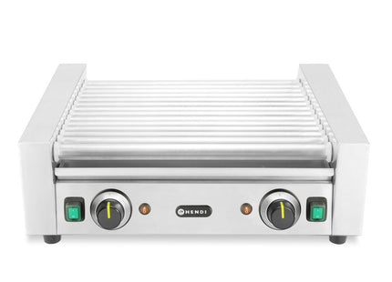 Pølserullegrill, 2 zoner, HENDI, 14 ruller, 230V/1230W, 566x640x(H)192mm