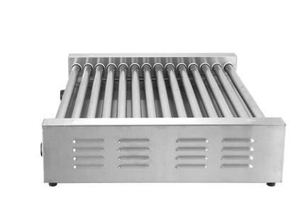 Pølserullegrill XL - 2 zoner, HENDI, 14 ruller, sølv, 230V/2000W, 732x590x(H)168mm, rektangulær