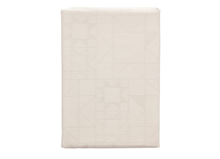 Juledug 140x370 Star Damask Beige - 2 stk