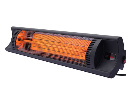 Bola terrassevarmer med infrarød strålevarme, HENDI, sort, 230V/2500W, 912x185x(H)174mm