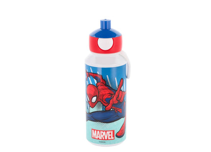 Drikkeflaske Pop-up Campus 400 ml Spiderman - 2 stk