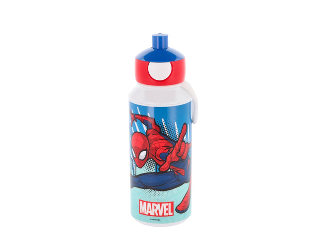 Drikkeflaske Pop-up Campus 400 ml Spiderman - 2 stk