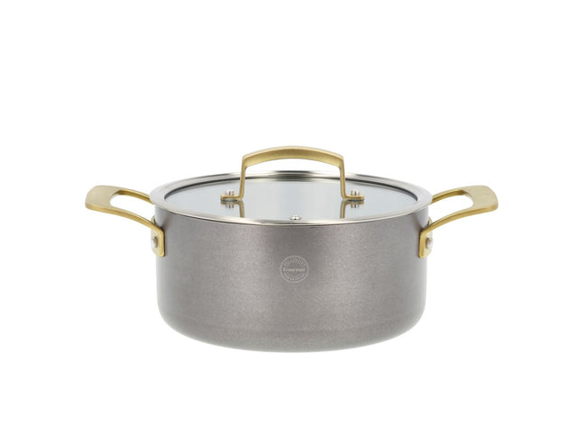 Gryde med låg Durance 2,9 liter 20 cm Rustfrit stål - 6 stk