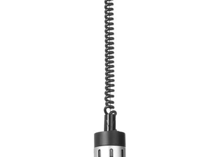 Hæve-/sænkevarmelampe, kuppelformet, HENDI, sølv, 230V/250W, ⌀250x(H)207mm