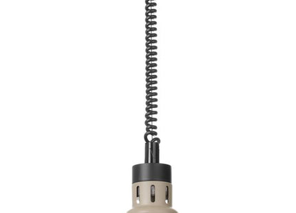 Hæve-/sænkevarmelampe, kuppelformet, HENDI, grøn, 230V/250W, ⌀250x(H)207mm