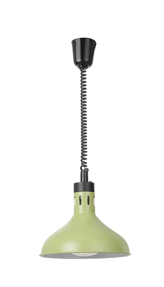 Hæve-/sænkevarmelampe, klokkeformet, HENDI, grøn, 230V/250W, ⌀295x(H)207mm