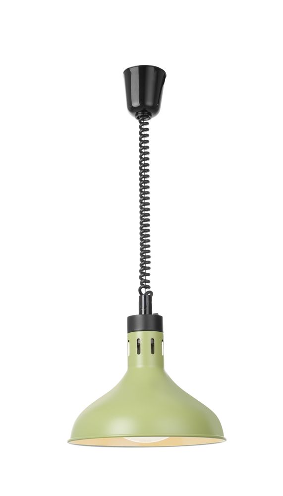 Hæve-/sænkevarmelampe, klokkeformet, HENDI, grøn, 230V/250W, ⌀295x(H)207mm