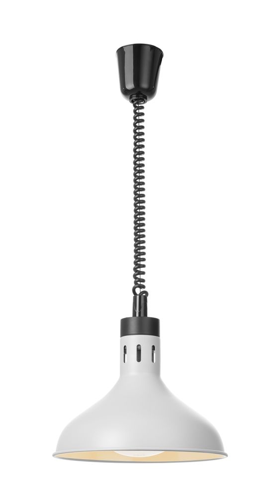 Hæve-/sænkevarmelampe, klokkeformet, HENDI, hvid, 230V/250W, ⌀295x(H)207mm