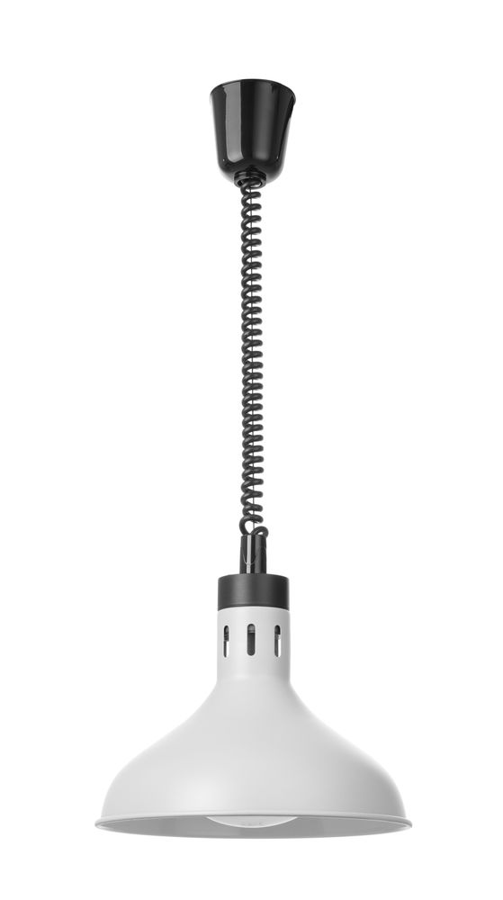 Hæve-/sænkevarmelampe, klokkeformet, HENDI, hvid, 230V/250W, ⌀295x(H)207mm