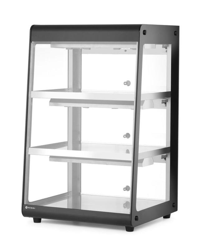 Opvarmet borddisplay, HENDI, sort, 230V/500W, 472x447x(H)775mm