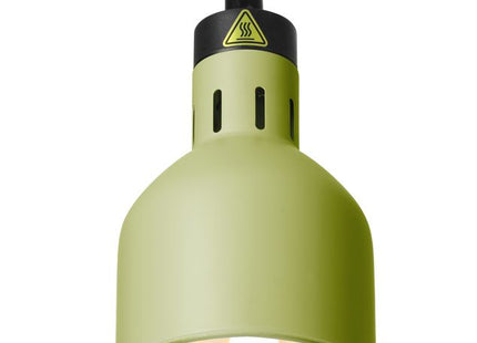 Højdejusterbar varmelampe, cylindrisk, HENDI, grøn, 230V/375W, ⌀175x(H)250mm