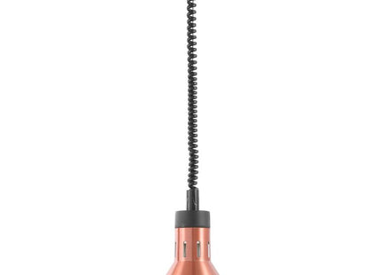 Højdejusterbar varmelampe, konisk, HENDI, hvid, 230V/375W, ⌀275x(H)250mm