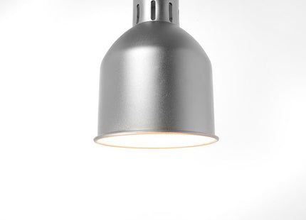 Højdejusterbar varmelampe, cylindrisk, HENDI, sølv, 230V/375W, ⌀175x(H)250mm
