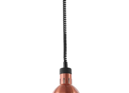 Højdejusterbar varmelampe, cylindrisk, HENDI, grøn, 230V/375W, ⌀175x(H)250mm