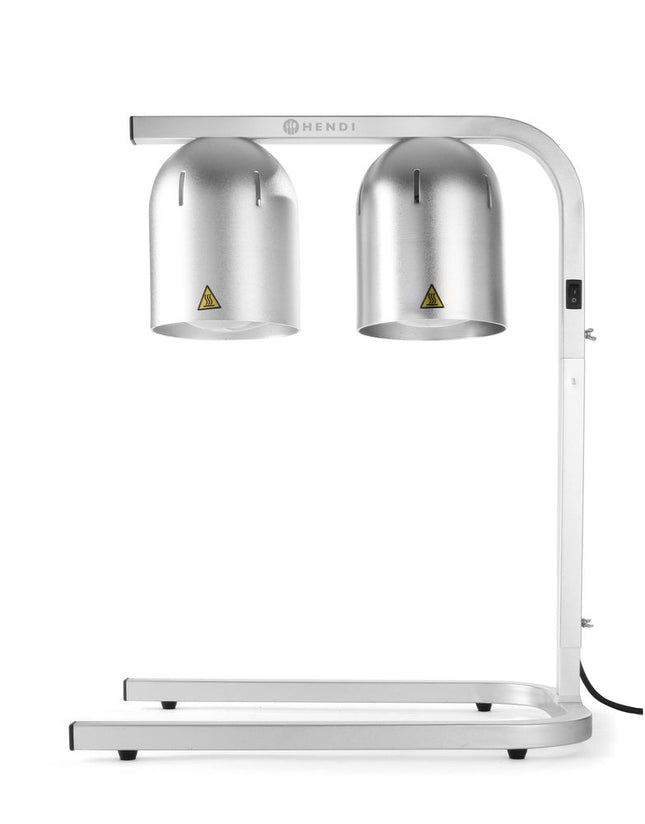 Varmeholder til mad, infrarød, HENDI, sølv, 230V/500W, 453x360x(H)790mm