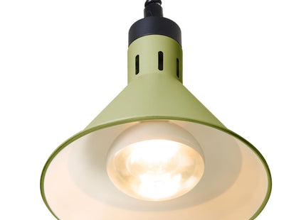 Højdejusterbar varmelampe, konisk, HENDI, grøn, 230V/375W, ⌀275x(H)250mm