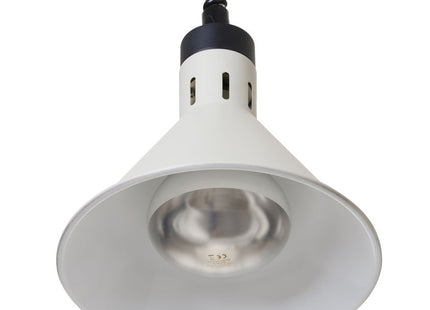 Højdejusterbar varmelampe, konisk, HENDI, hvid, 230V/375W, ⌀275x(H)250mm