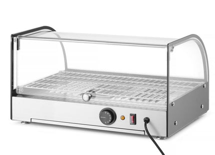Opvarmet borddisplay, HENDI, single level, sort, 230V/800W, 554x376x(H)311mm