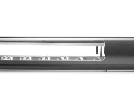 Sushidisk, Arktic, Beholdere inkluderet: 6x GN 1/3 (H) 40mm., sort, 230V/190W, 426x1529x(H)296mm