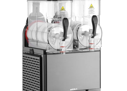 Slushmaskine, Arktic, Kitchen Line, 2 tanke, sort, 230V/710W, 507x415x(H)810mm